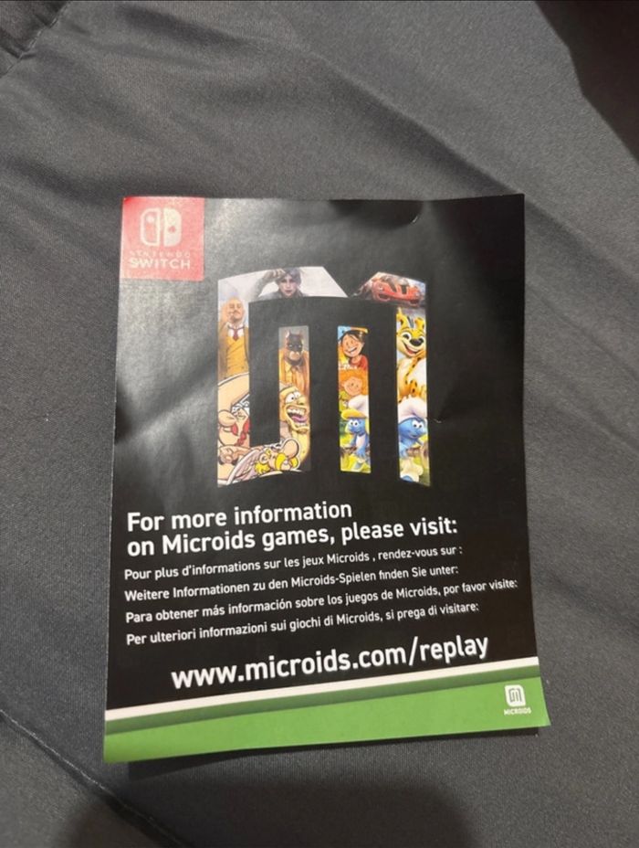 Code marsupilami switch - photo numéro 1