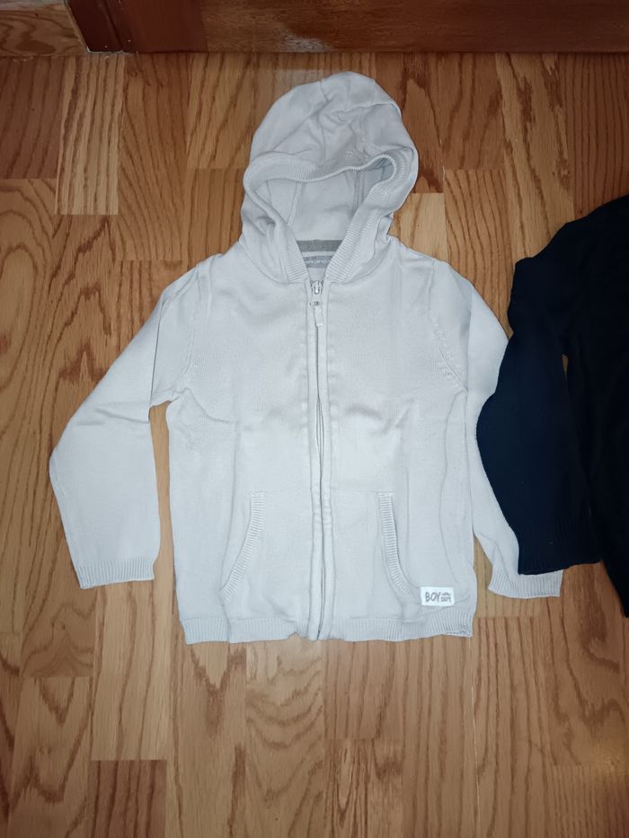 Lot 4 ans printemps été sweat coton fin et gilet coton Bronzini, Kiabi - photo numéro 2