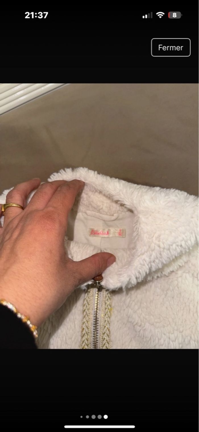 Gilet zippee polaire billieblush 3 ans - photo numéro 5