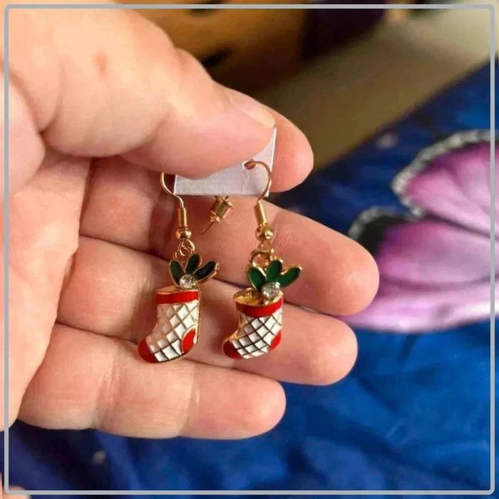 Boucle  d'oreille  de  noel - photo numéro 3