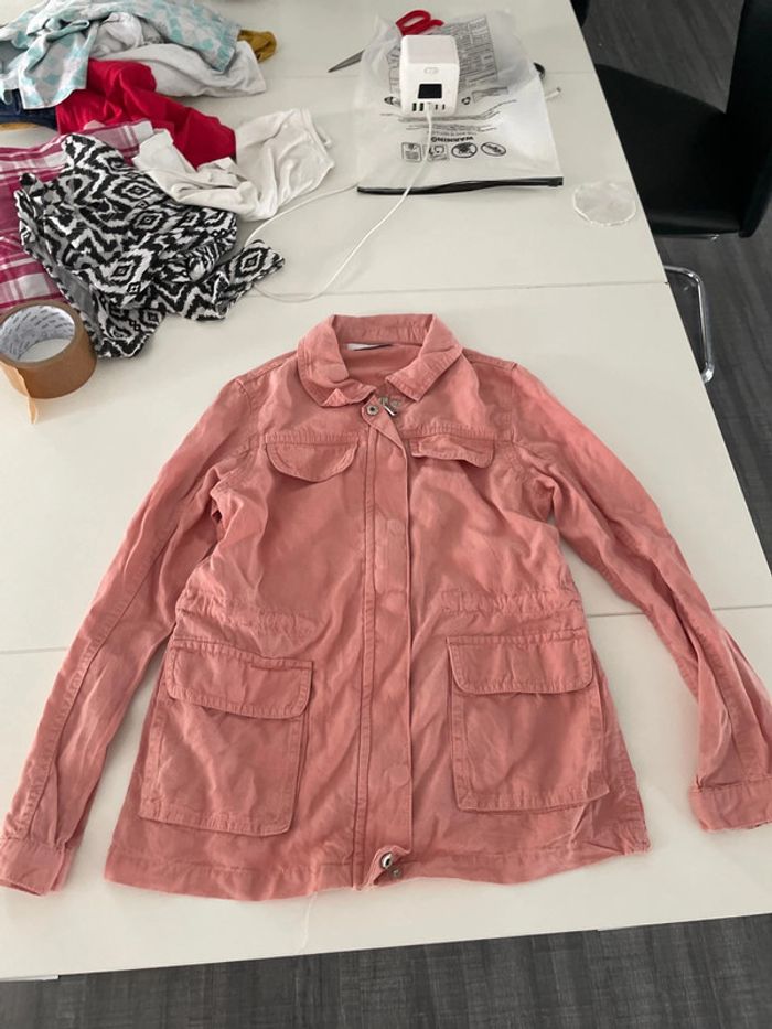 Veste légère taille 10 ans marque la redoute couleur saumon
