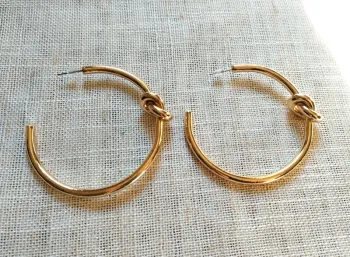 Créoles nœud dorées