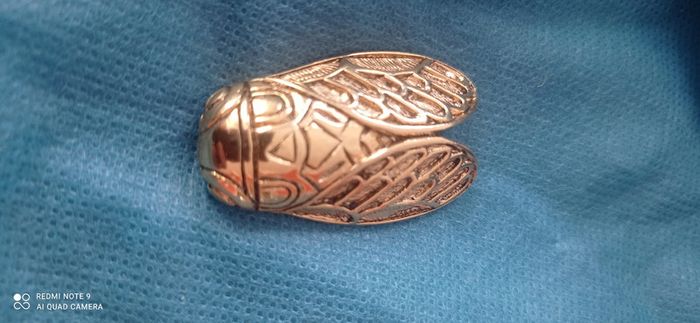 Broche Vintage René Gouin cigale - photo numéro 2