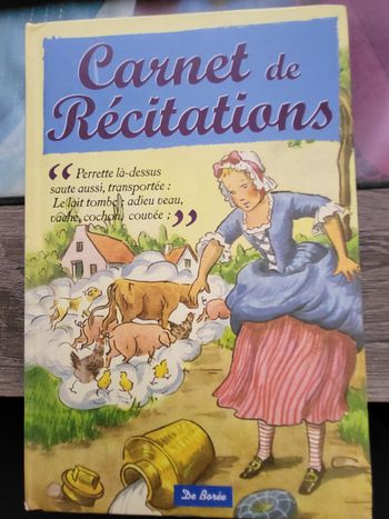 Carnet de récitations