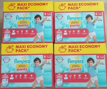 Couches Pampers, Premium, protection pants T.6