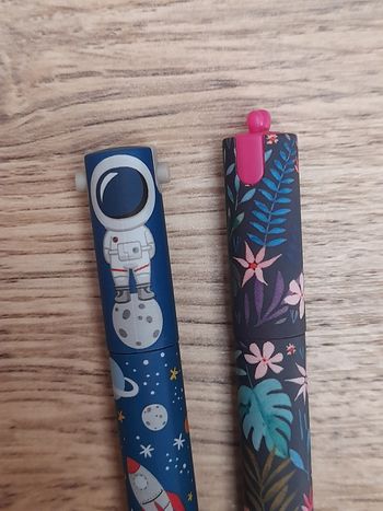 Stylos Legami Astronaute et Fleur 