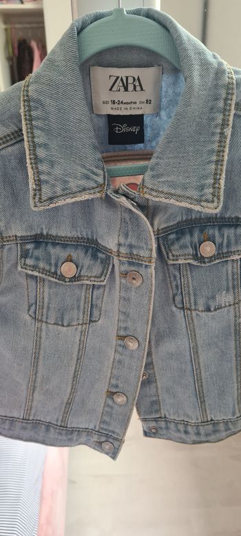 Veste minnie en jean