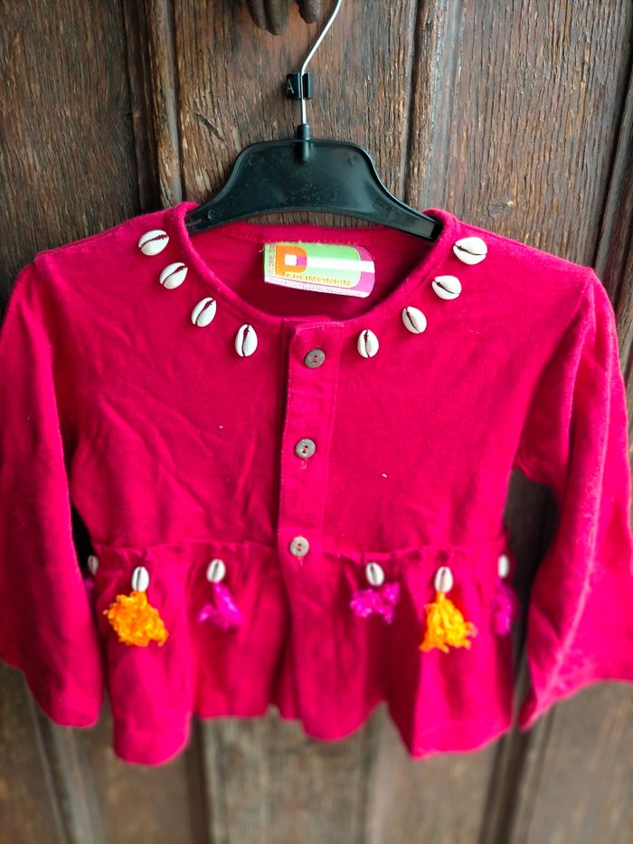 Cardigan poudre de Perlimpinpin  neuf 2 ans