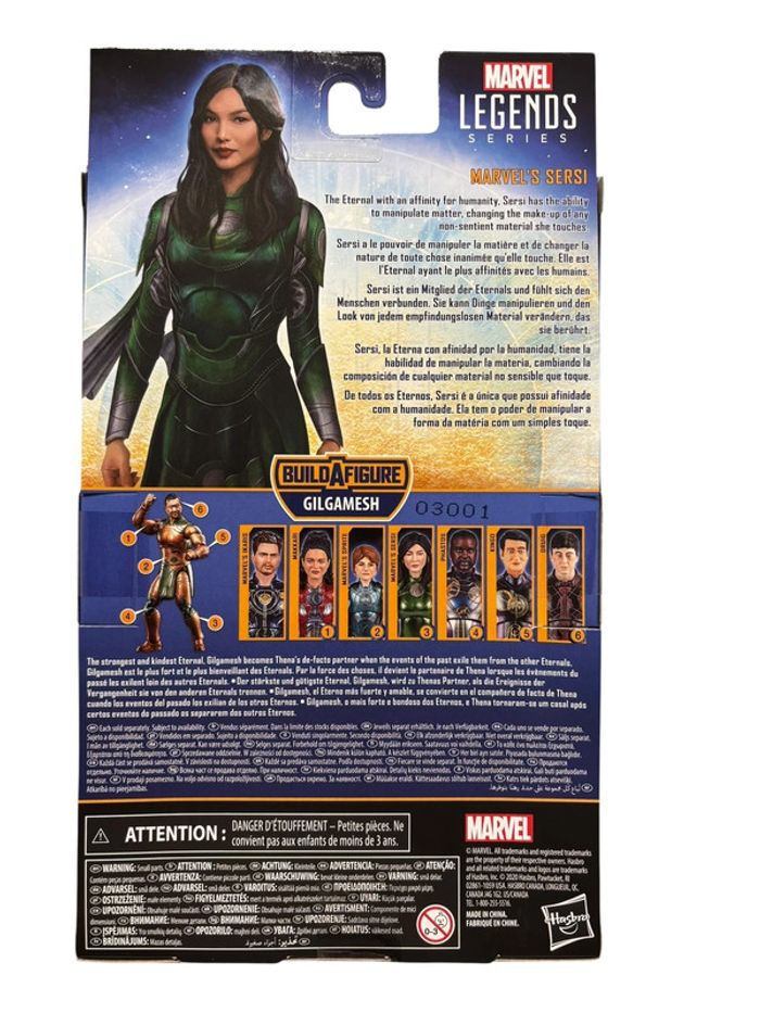 Figurine Marvel Legends Séries Eternals Marvel’s Sersi Hasbro neuf - photo numéro 2