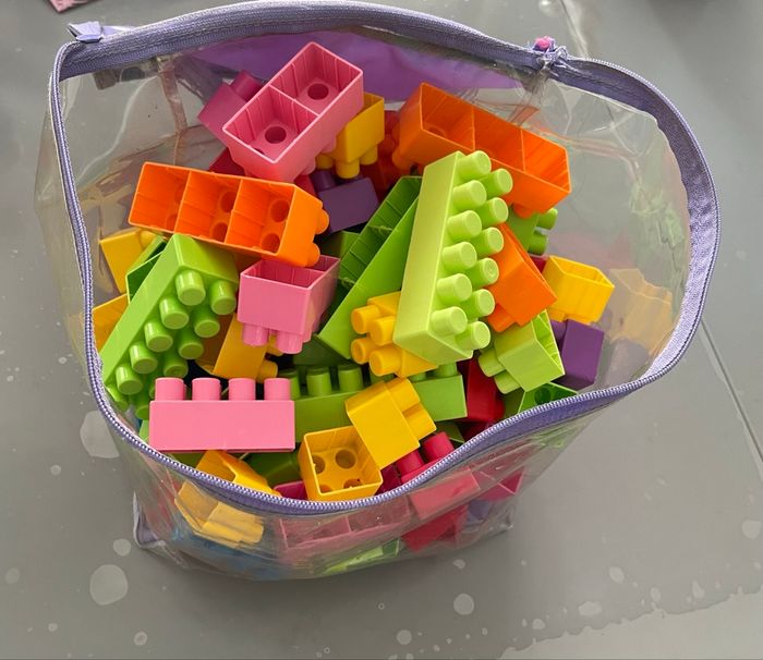 Grand Sac de Blocs de Mega Bloks colorés - photo numéro 6