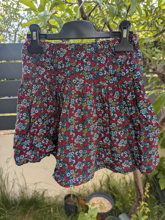 Jupe légère fleurie taille 8 ans Monoprix kids