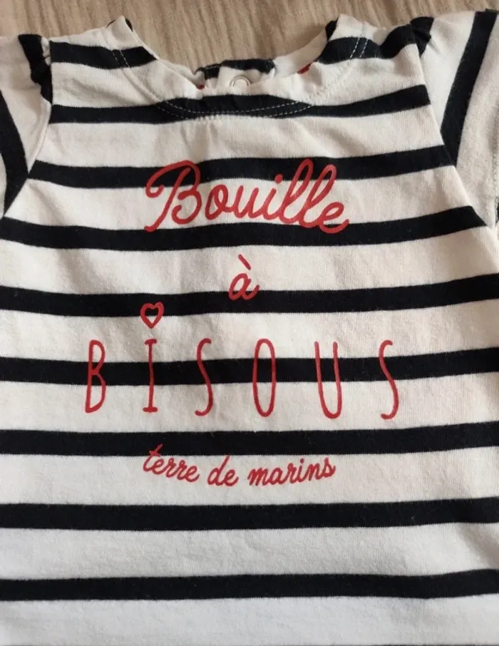 Tee-shirt terre de marins 6M/67cm - photo numéro 4