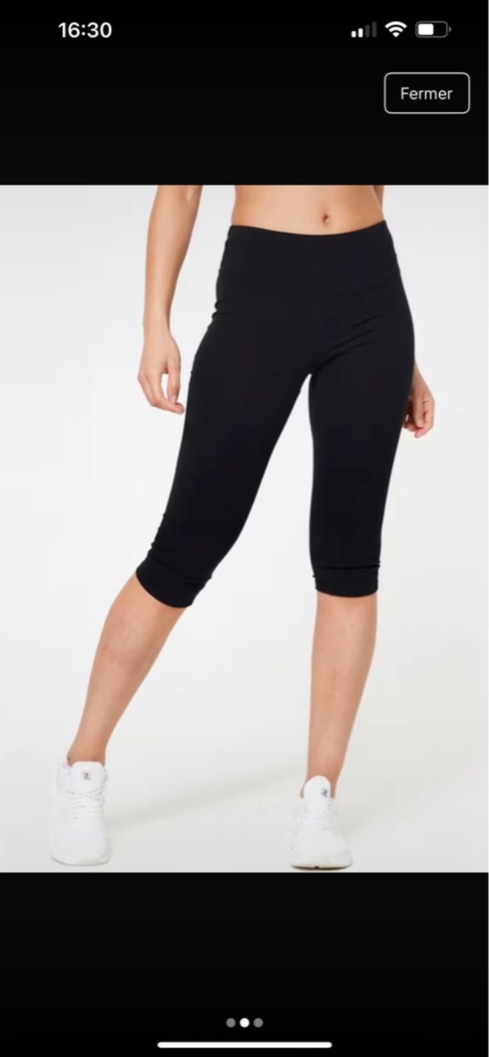 Corsair de fitness slim noir