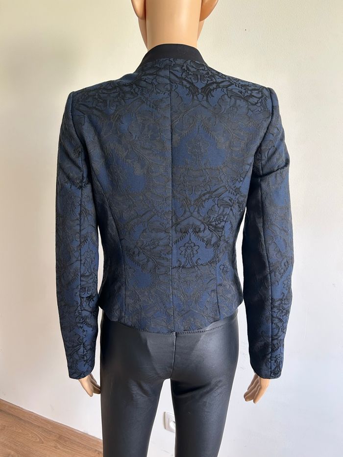 Blazer bleu marine et noir Naf Naf taille 34 jamais porté - photo numéro 5