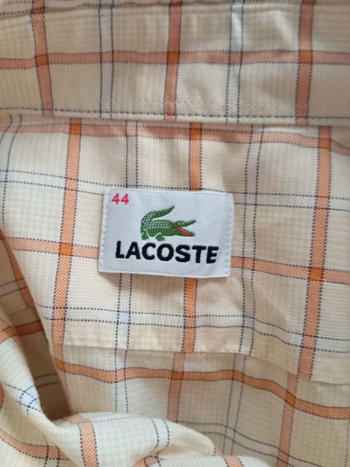 Chemise homme Lacoste t44 - photo numéro 6