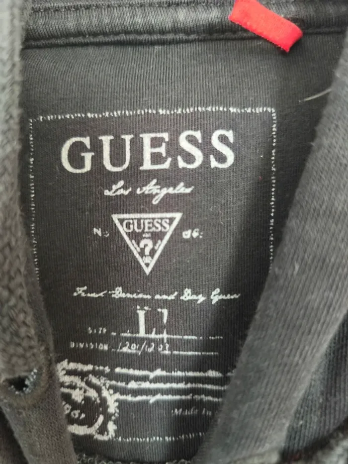 Sweat à capuche GUESS Los Angeles – Taille L - photo numéro 2