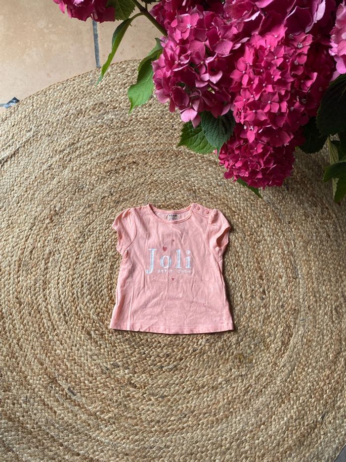 Tee shirt fille 9 mois