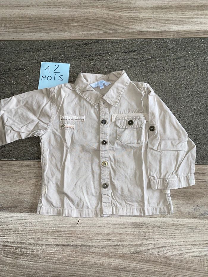 Chemise baroudeur 12 mois