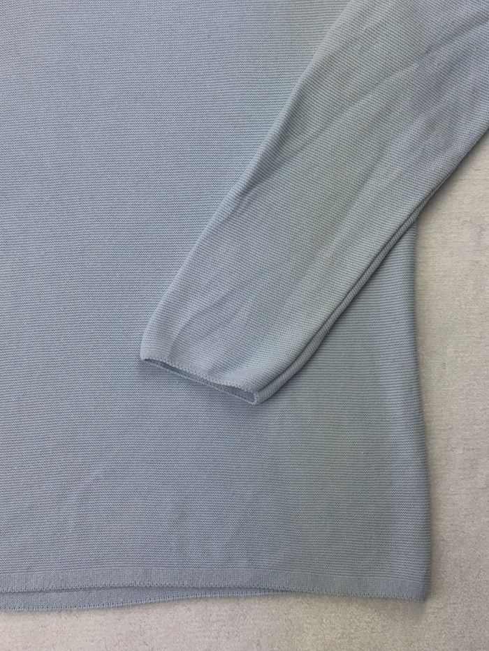 Pull / sweat Tommy Hilfiger femme col V manches longues bleu clair taille M excellent état #02025 - photo numéro 4