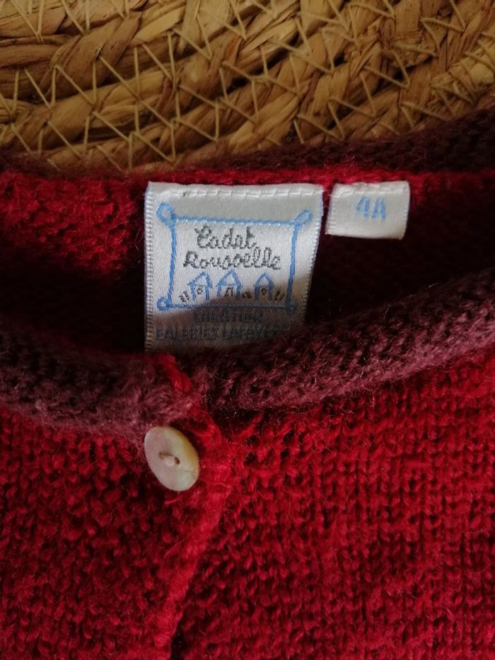 Gilet Cadet Rousselle 4 ans très bon état fille - photo numéro 2