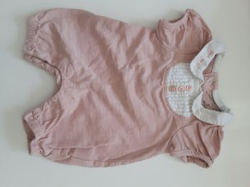 Barboteuse rose 1 mois Orchestra