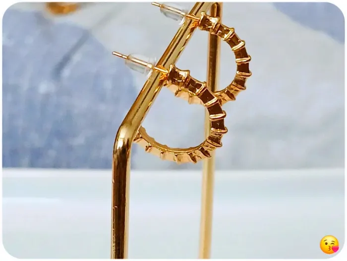 Boucle d'oreille Créole doré - photo numéro 3
