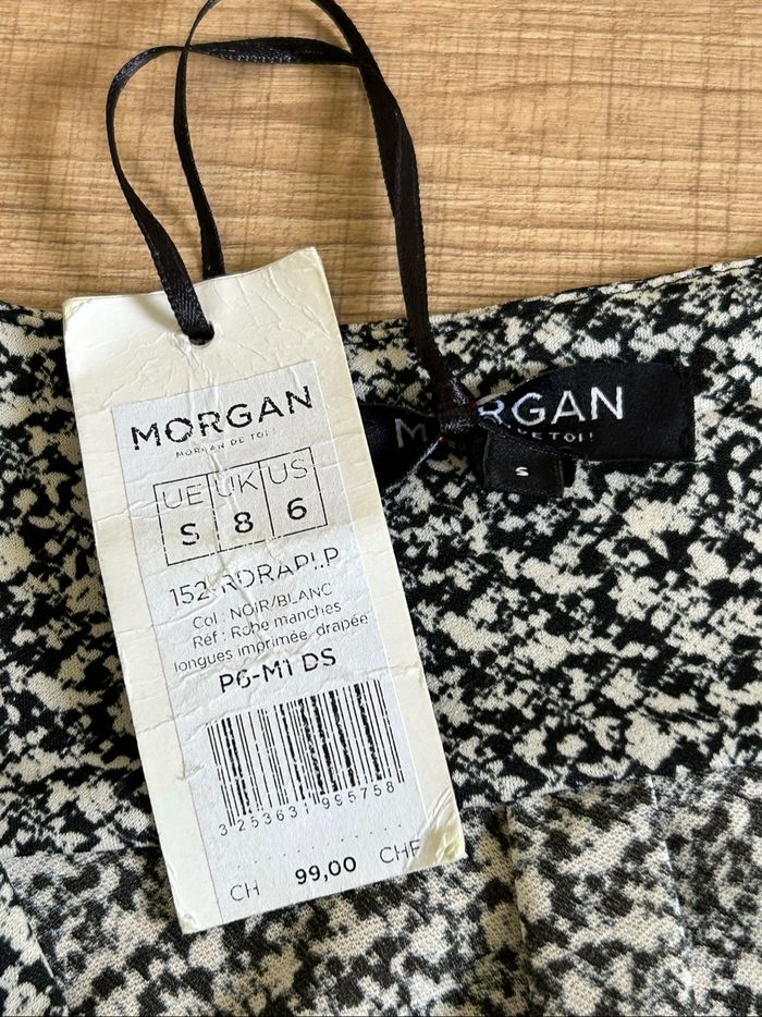 Robe imprimée neuve à manches courtes Morgan taille S - photo numéro 9