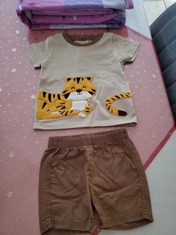 Ensemble été garçon 12 mois