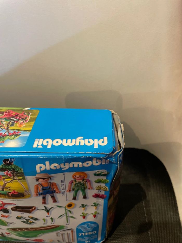 Playmobil country 71380 potager de la ferme tournesols pommier brouettes motoculteur neuf - photo numéro 5