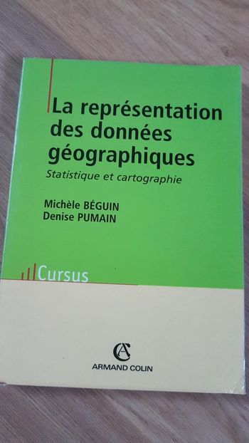 La représentation des données geoģraphiques