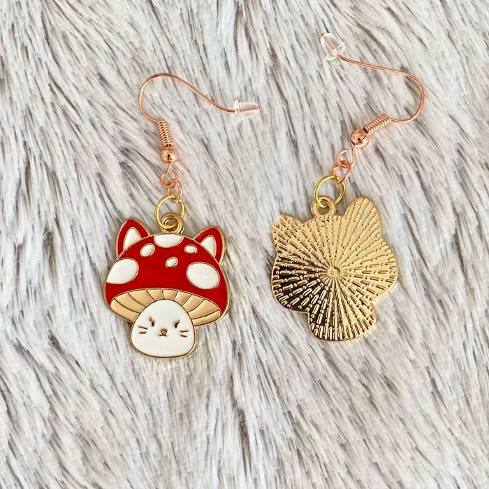 Boucles pendantes ChampiMignon - photo numéro 3