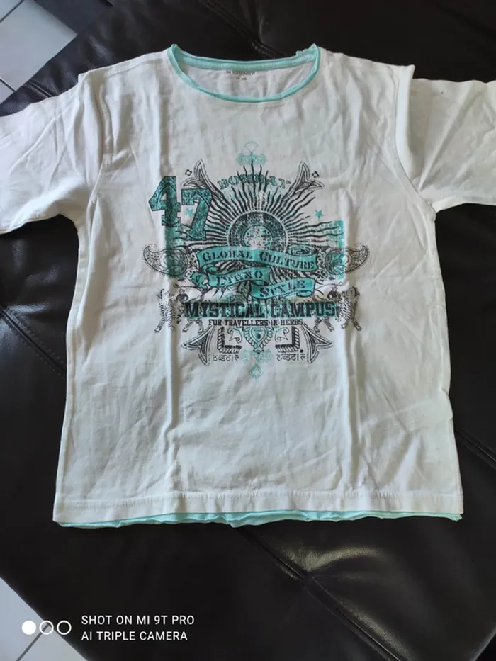 Teeshirt in extenso 12 ans