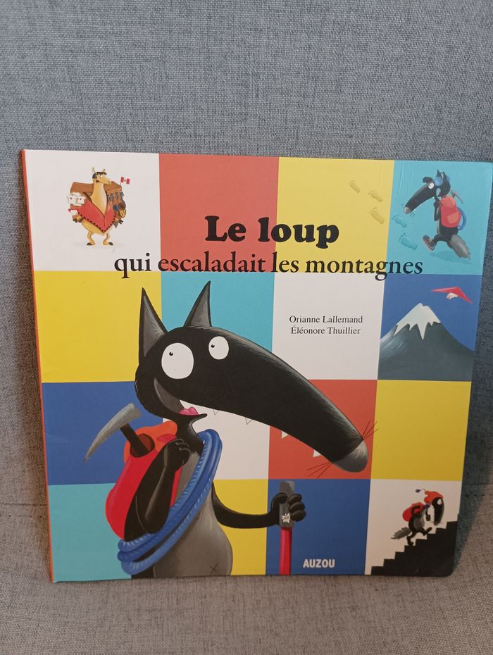 Livre mes p'tits albums auzou le loup qui escaladait les montagnes