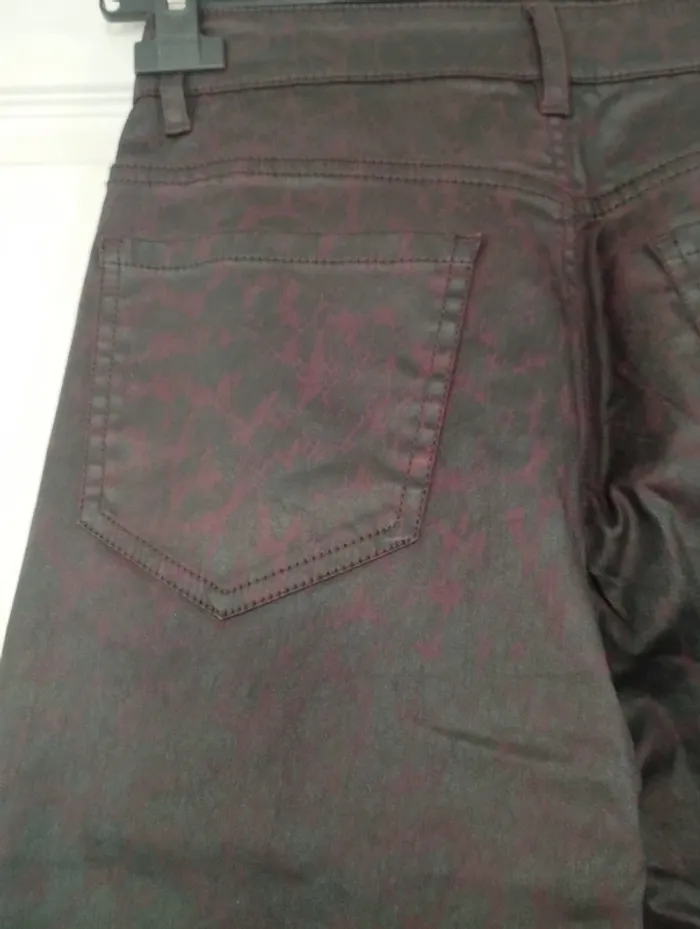 Pantalon slim enduit Darel - photo numéro 3