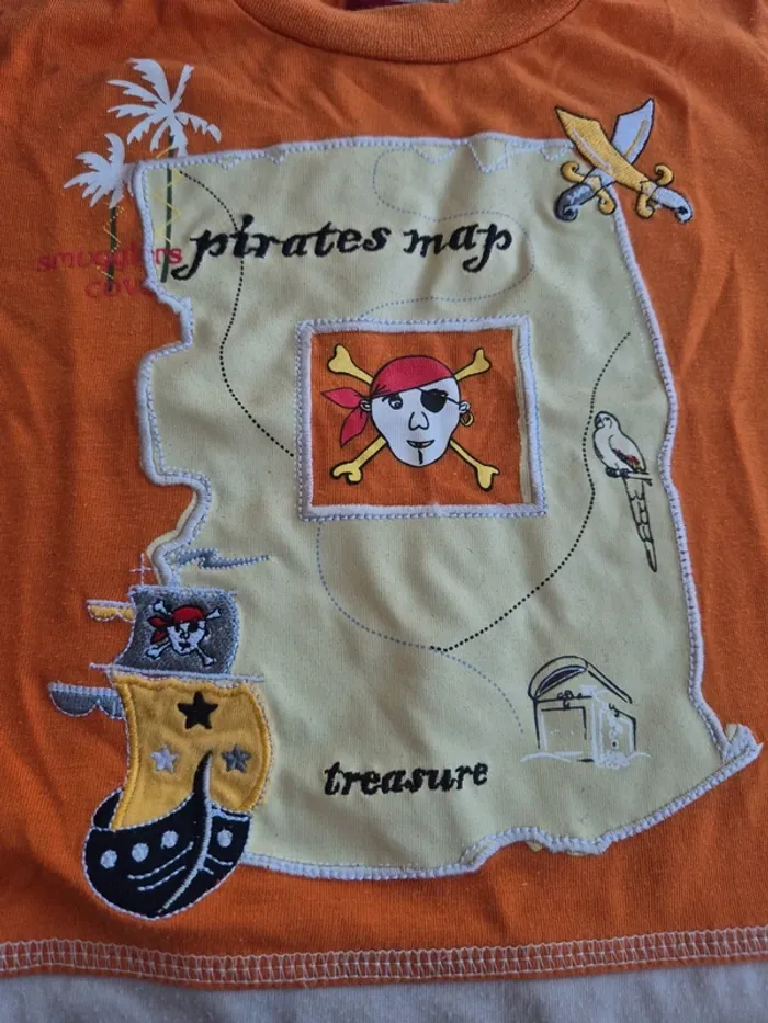 Foster babies tee-shirt pirates taille 18 mois - photo numéro 2