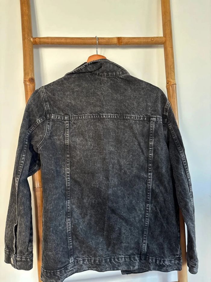 veste en jean noire kiabi taille XS - photo numéro 5