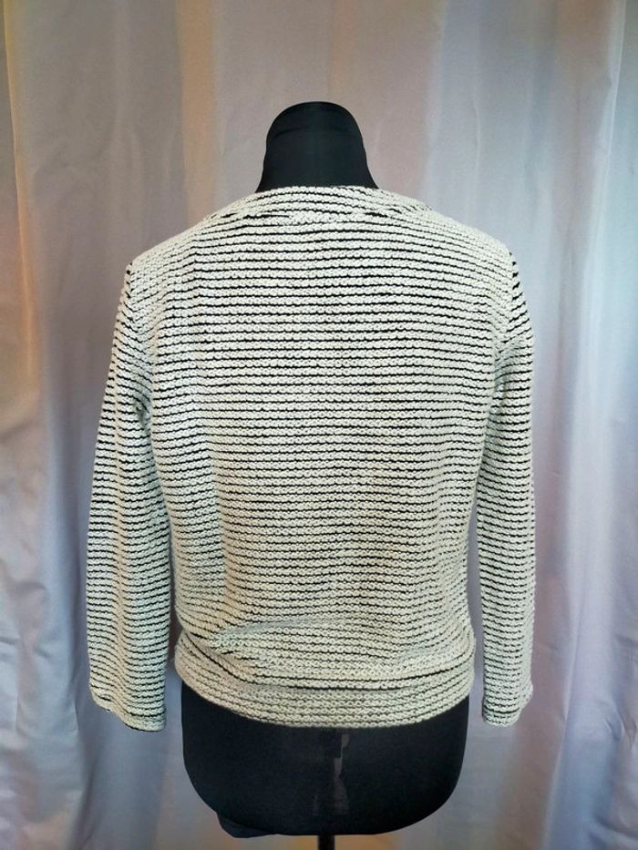 Haut rayé à lacets Naf Naf – Taille M – Femme - photo numéro 6
