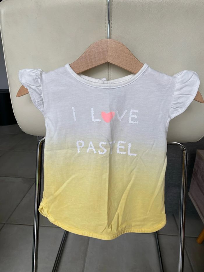 Lot de 2 tee-shirts sans manche 12 mois - photo numéro 2