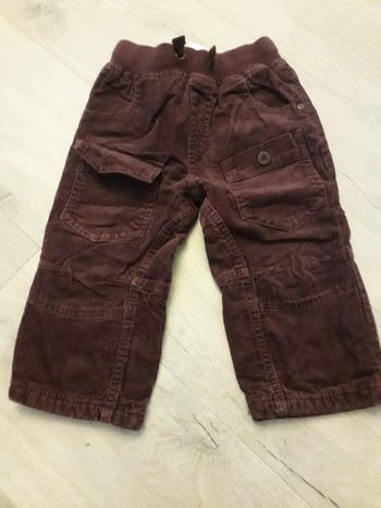Pantalon velour épais