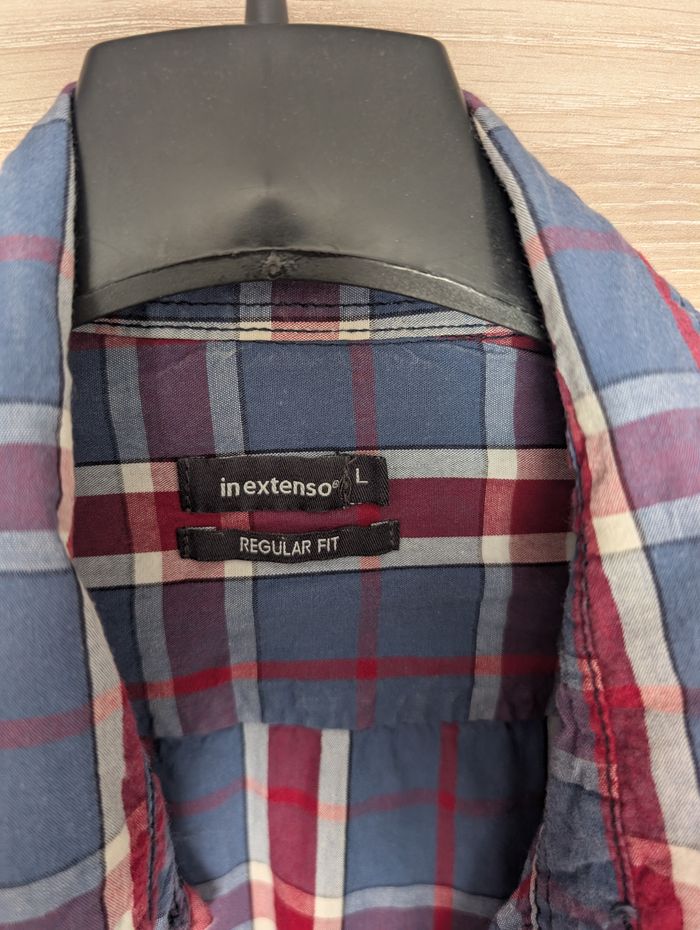 Chemise homme In Extenso, taille L, 100% coton - photo numéro 2