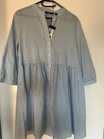 Robe rayée bleu blanc