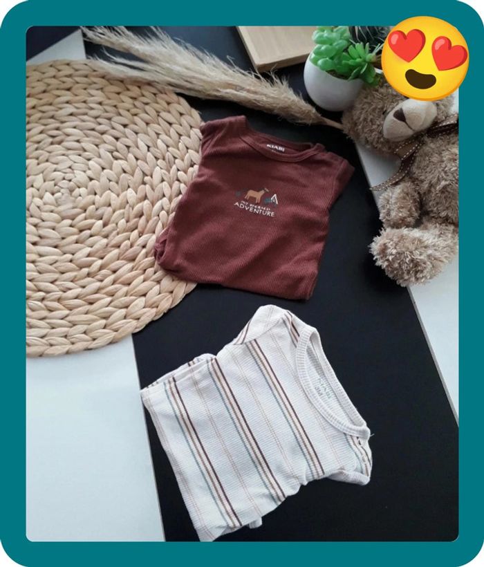 Lot bodies garçon ML Taille 3 mois🌿🐶 - photo numéro 5