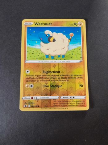 Carte Pokémon Wattouat Reverse 47/198