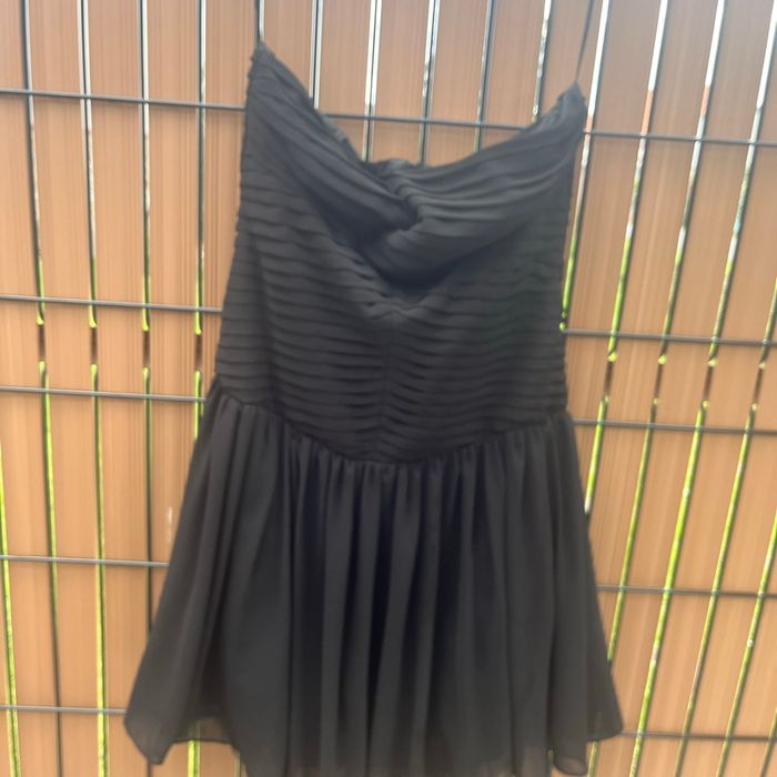 Robe bustier noire taille L Zara