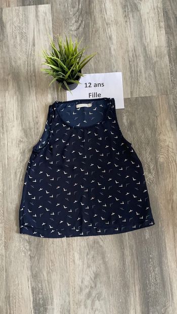 Blouse sans manches fille 12 ans