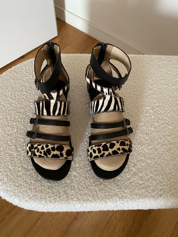Sandales cuir