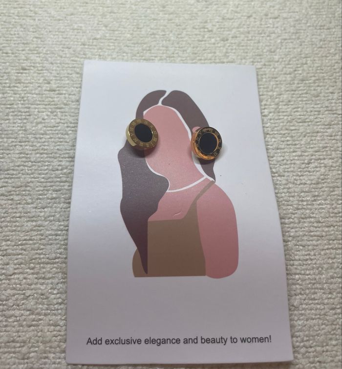 Boucle d’oreille en acier inoxydable