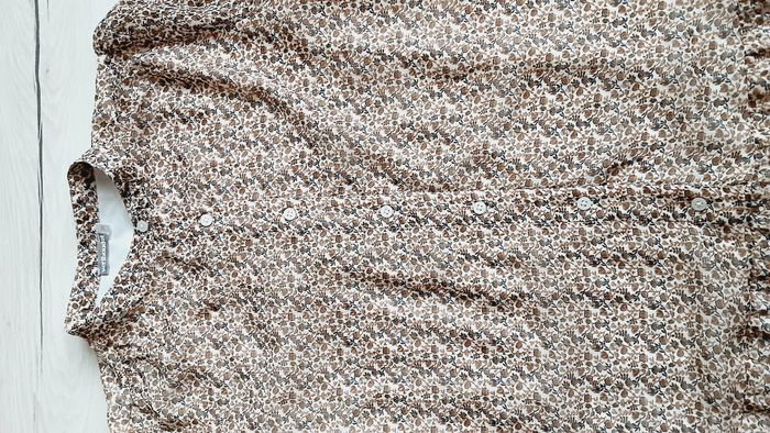 Vêtement de grossesse robe genoux motifs feuillages Vert Baudet taille 38 - photo numéro 2