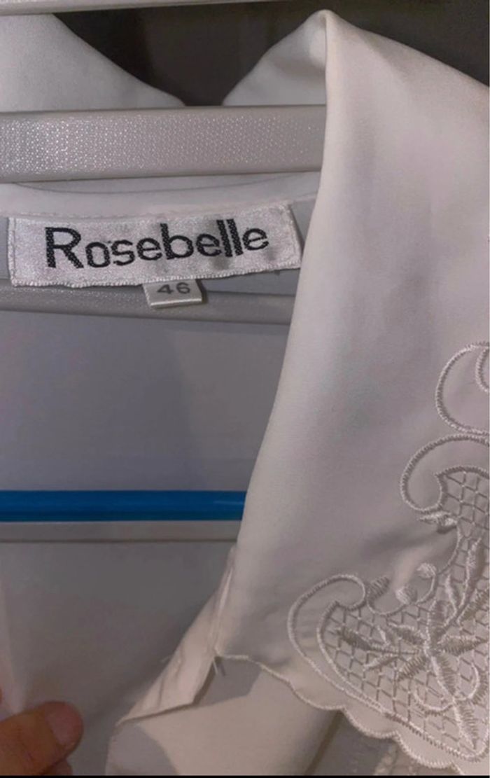 Chemise blanche brodée Taille 46 - photo numéro 10