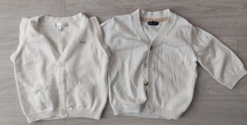 Lot 2 gilets 6 mois